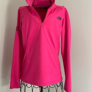 North Face Long Sleeve Zipper Running Shirt